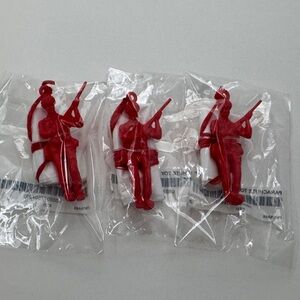 NWT Supreme Red Parachute Toy set of three